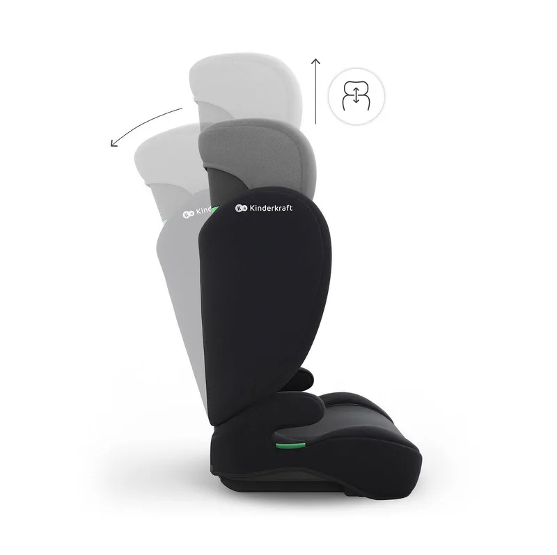 KINDERKRAFT Fotelik Samochodowy I-SPARK 2 PLUS I-Size Grey
