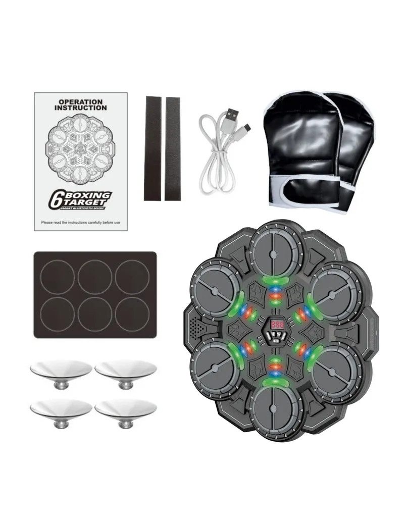 WOOPIE 58847 Tarcza Bokserska Muzyczna Bluetooth 6 Pól