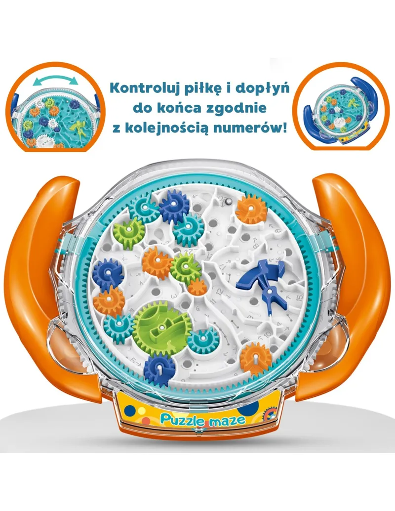 WOOPIE 58618 Labirynt Z Kuleczką - Logiczna Gra