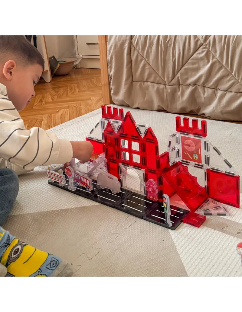 WOOPIE 55013 Klocki Magnetyczne Straż Pożarna 48 el