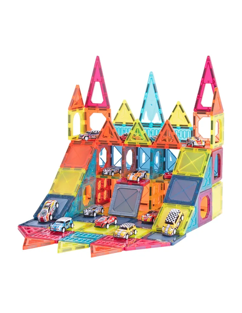 WOOPIE 55990 Klocki Magnetyczne 7,5 cm Parking 112 el