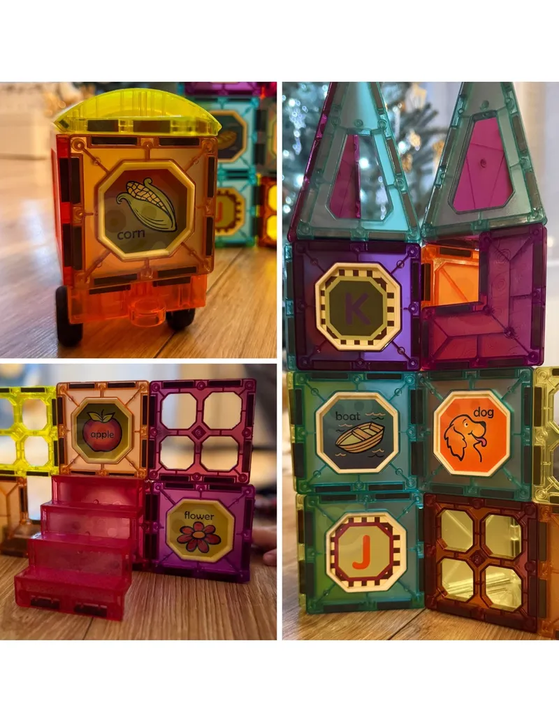 WOOPIE 56010 Klocki Magnetyczne 3D Pociąg 71 el