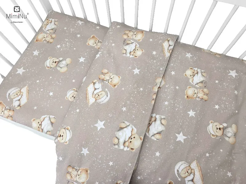 KIECZMERSKI Pościel C-2 100x135 cm MIMINU DESIGN Dobranocka - Szary