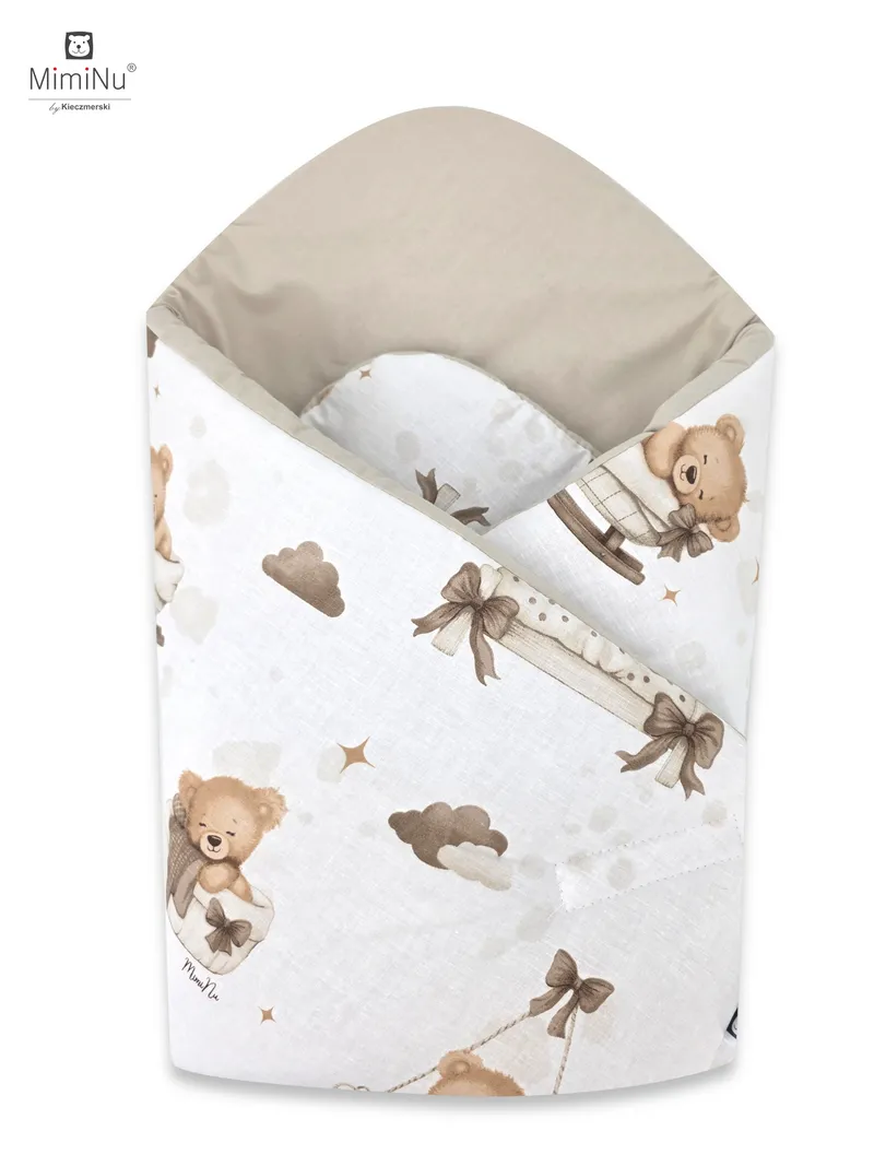 KIECZMERSKI Rożek Standard 75x75 cm MIMINU DESIGN Misiowe Sny Beż Bawełna 100%