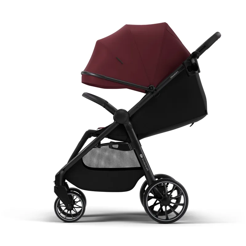 KINDERKRAFT Wózek Spacerowy GRANDE 2 Dark Ruby