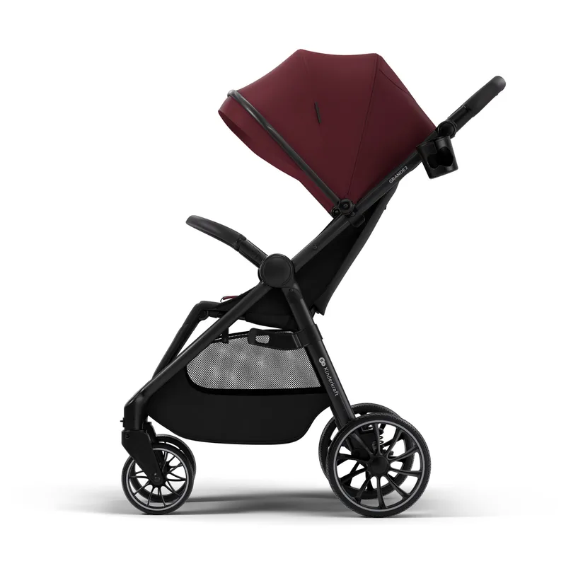 KINDERKRAFT Wózek Spacerowy GRANDE 2 Dark Ruby