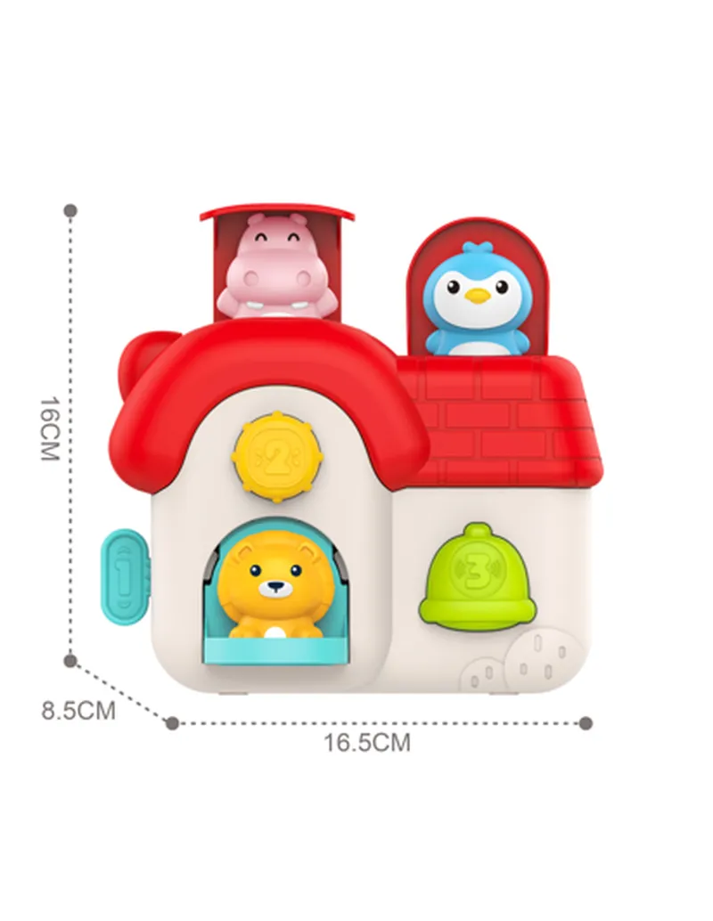 WOOPIE BABY 59370 Interaktywny Domek Pop-Up Zwierzątka