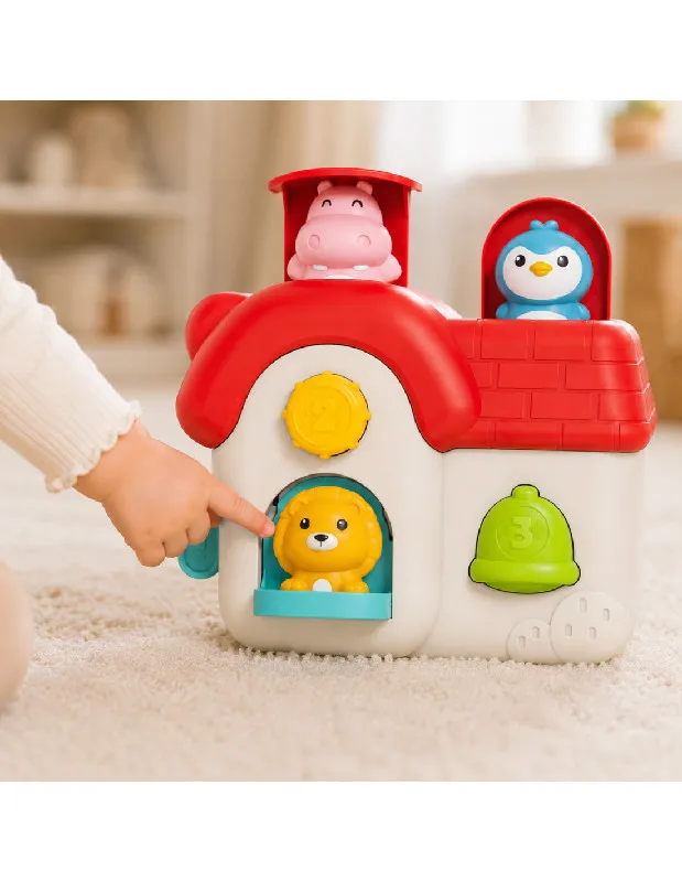 WOOPIE BABY 59370 Interaktywny Domek Pop-Up Zwierzątka