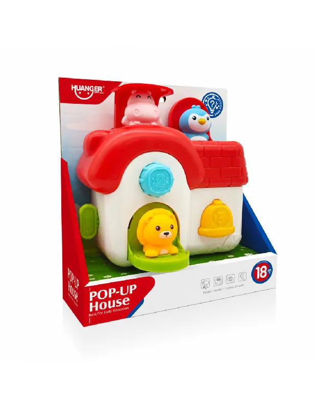 WOOPIE BABY 59370 Interaktywny Domek Pop-Up Zwierzątka
