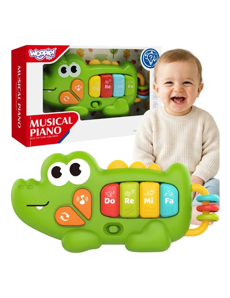 WOOPIE BABY 59158 Pianinko Interaktywne Krokodyl