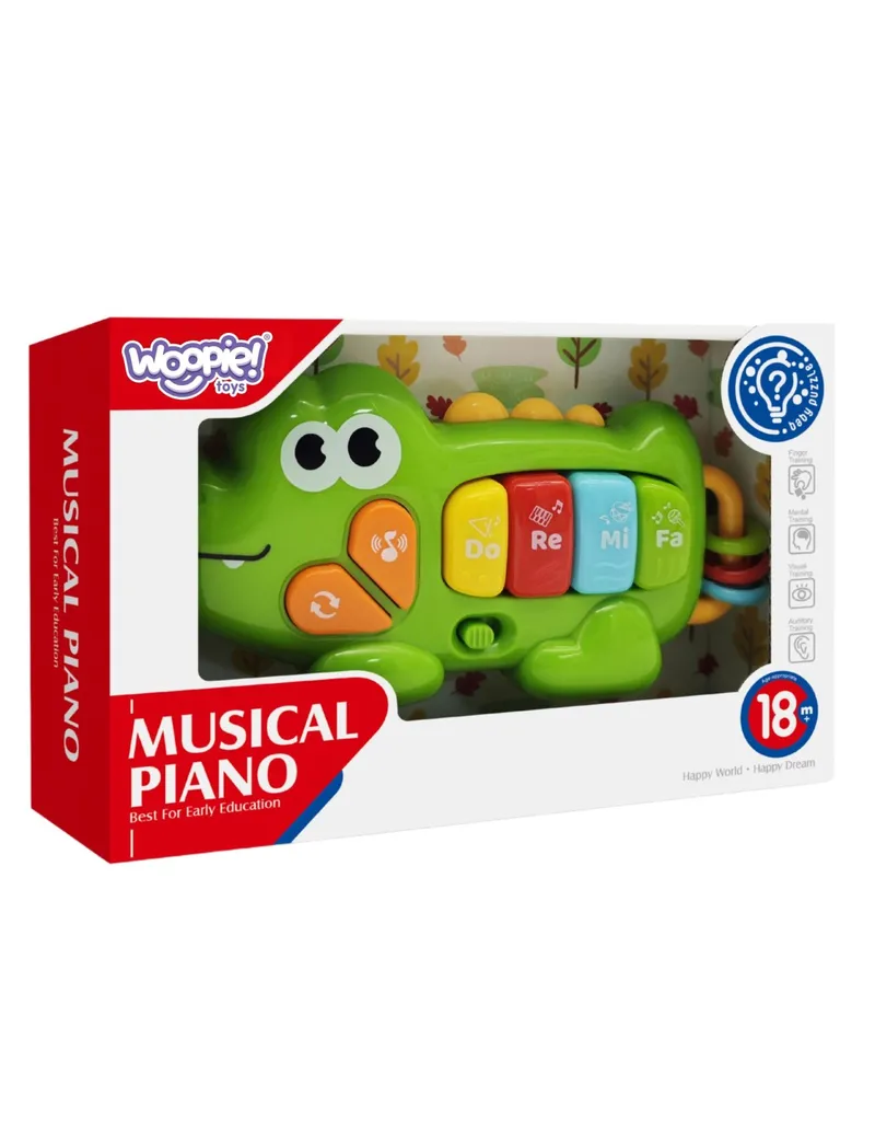 WOOPIE BABY 59158 Pianinko Interaktywne Krokodyl