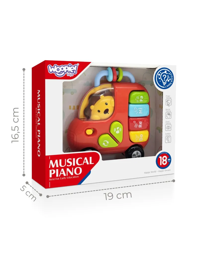 WOOPIE BABY 59400 Pianinko Interaktywne Samochód