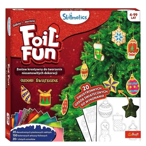 TREFL 62609 Skillmatics Foil Fun Ozdoby Świąteczne