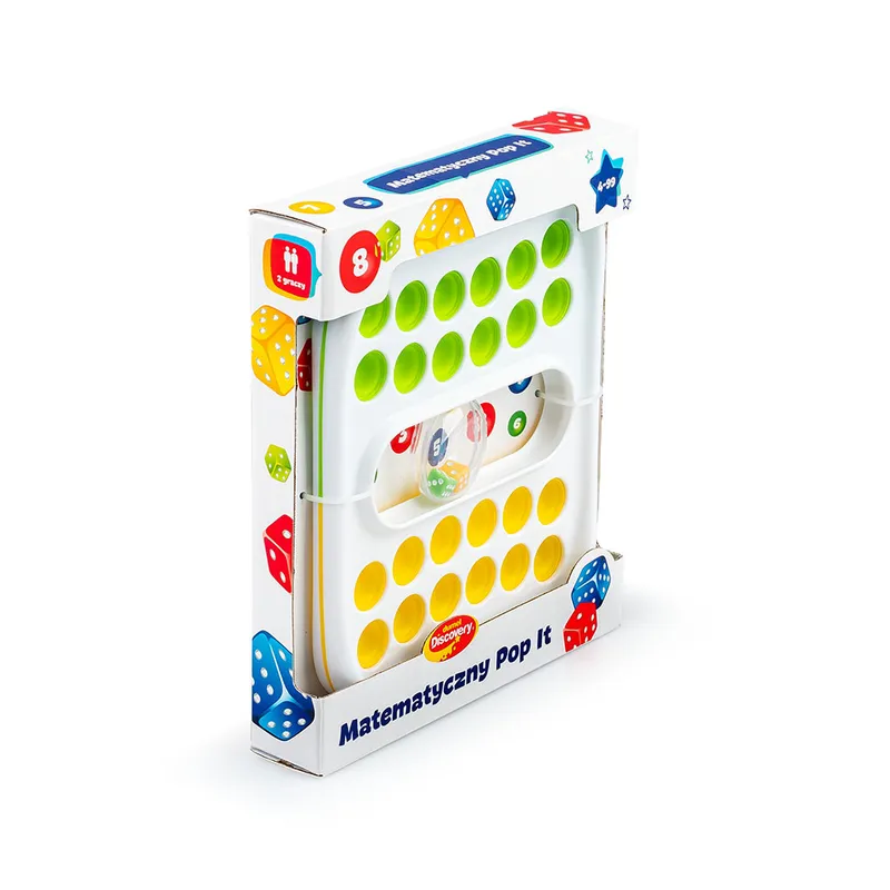 DUMEL DD 30880 Matematyczny POP IT - Żółto-Zielony