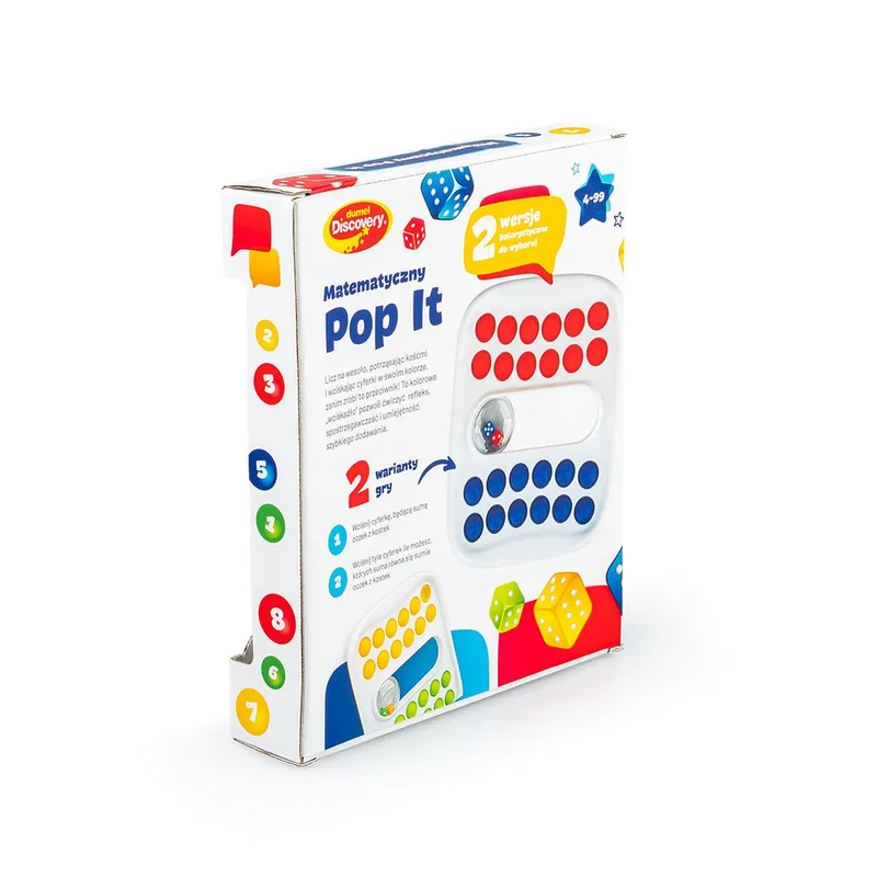 DUMEL DD 30880 Matematyczny POP IT - Żółto-Zielony
