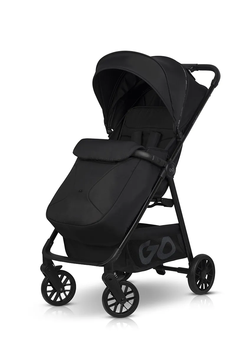 EASY GO Wózek Dziecięcy SIMPLE EBONY BLACK