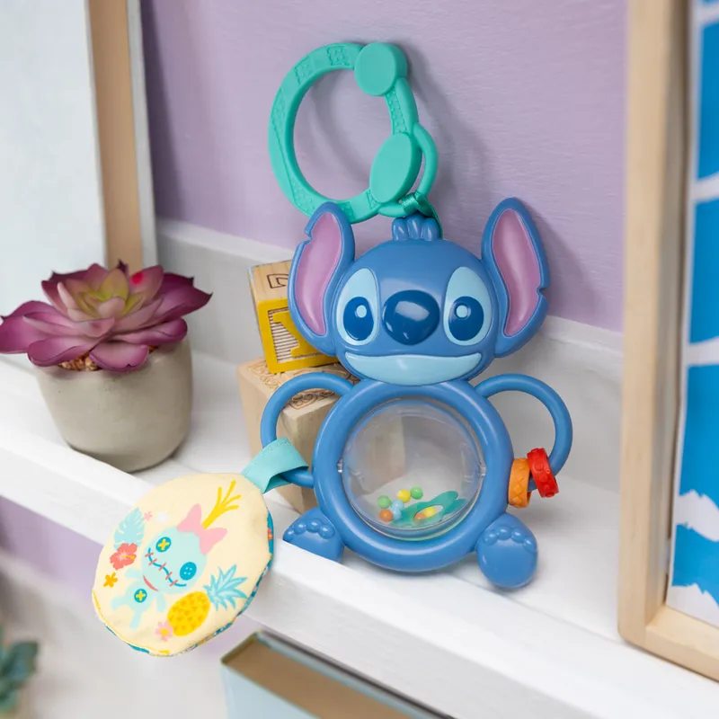 BRIGHT STARTS 17472-6 Zawieszka Z Zabawką Sensoryczną Stitch Tummy Tum