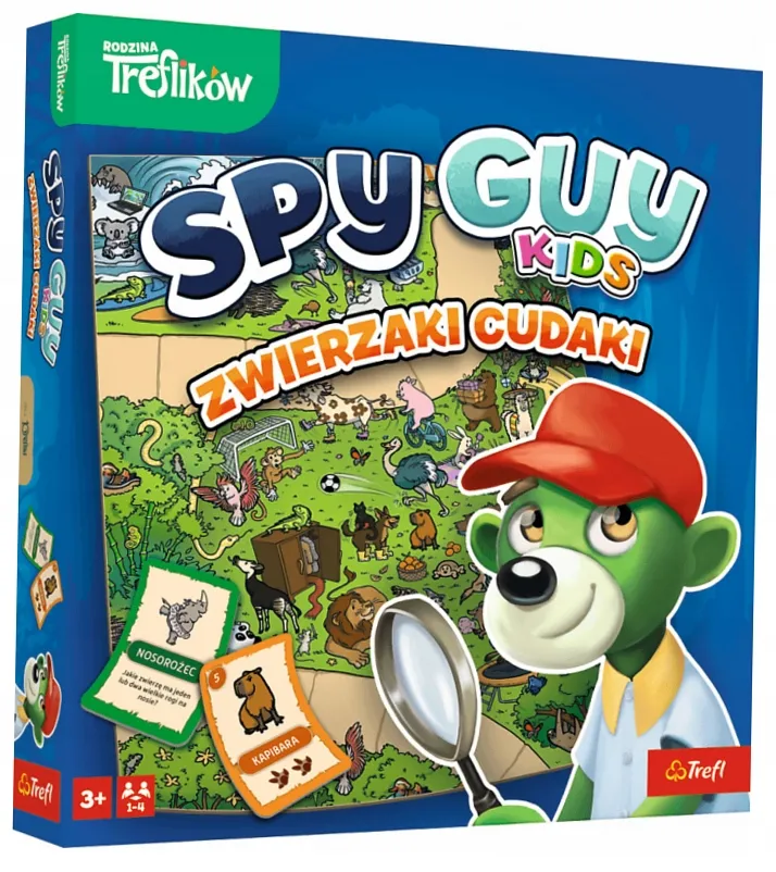 TREFL 03061 Gra SPY GUY KIDS Zwierzaki Cudaki