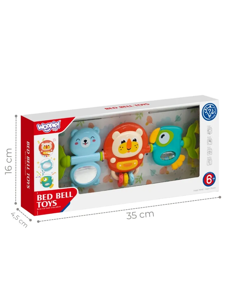 WOOPIE 59448 Zawieszka Do Wózka Łóżeczka Sensoryczna