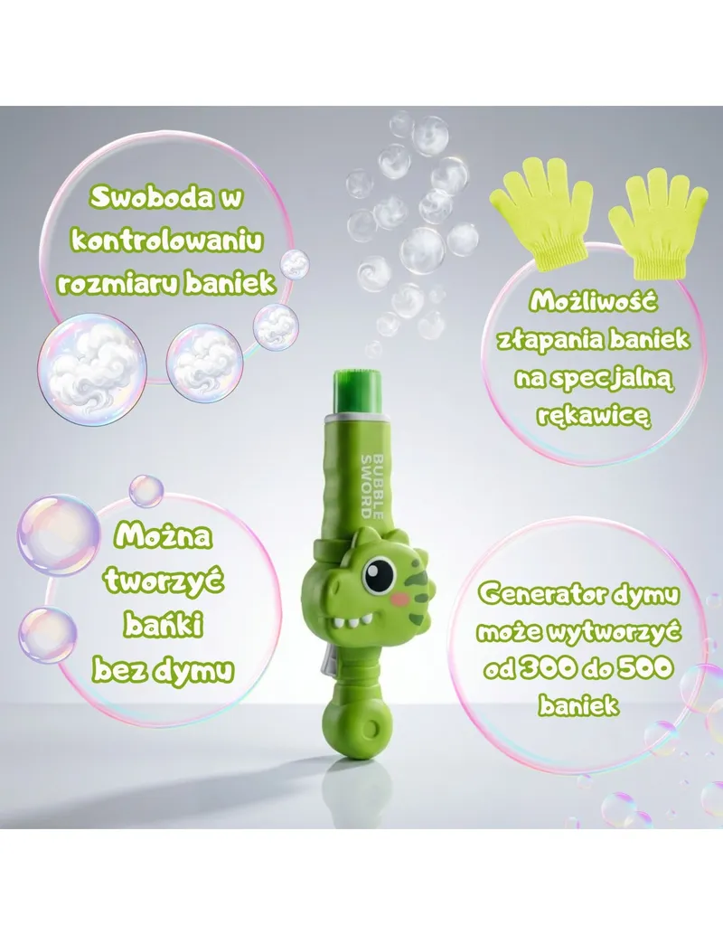 WOOPIE 59066 Pistolet Do Baniek Z Dymem