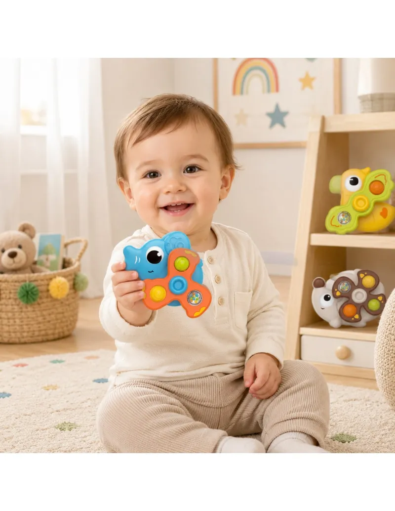 WOOPIE BABY 59349 Bączki Spinery Sensoryczne Przyssawka