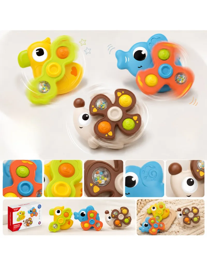 WOOPIE BABY 59349 Bączki Spinery Sensoryczne Przyssawka
