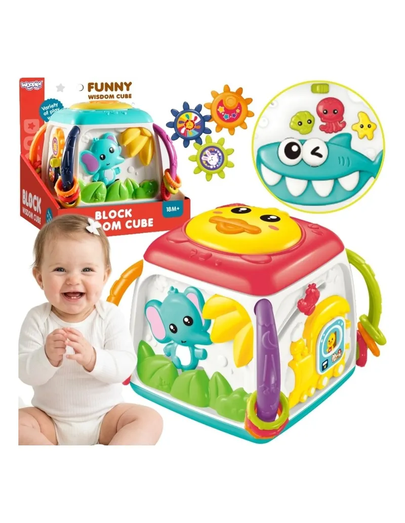 WOOPIE BABY 59578 Interaktywna Kostka Edukacyjna