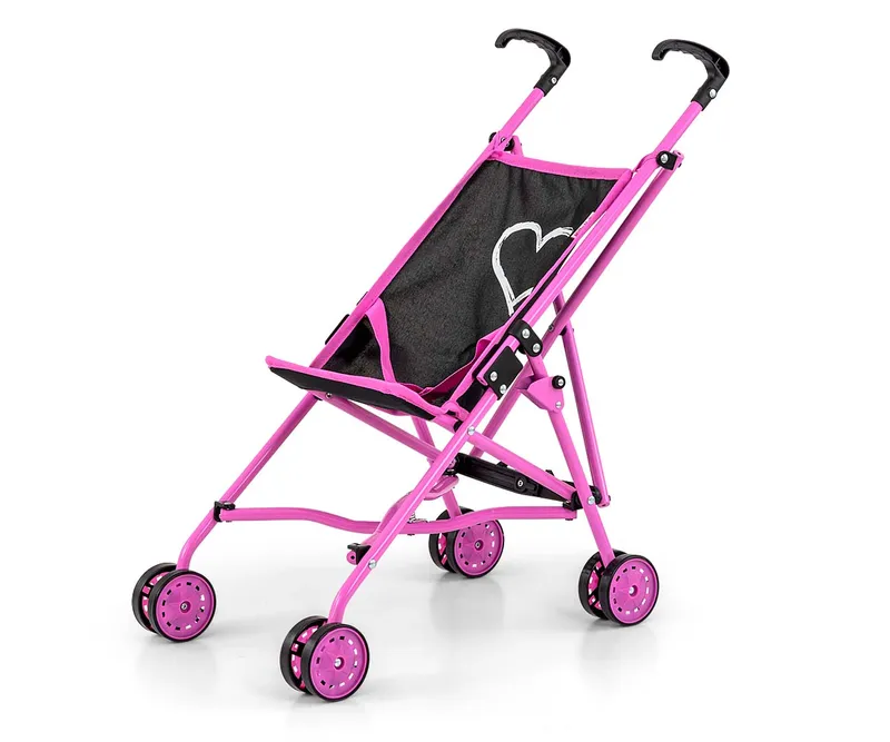 MILLY MALLY 5695 Wózek Dla Lalek Julia Prestige Black