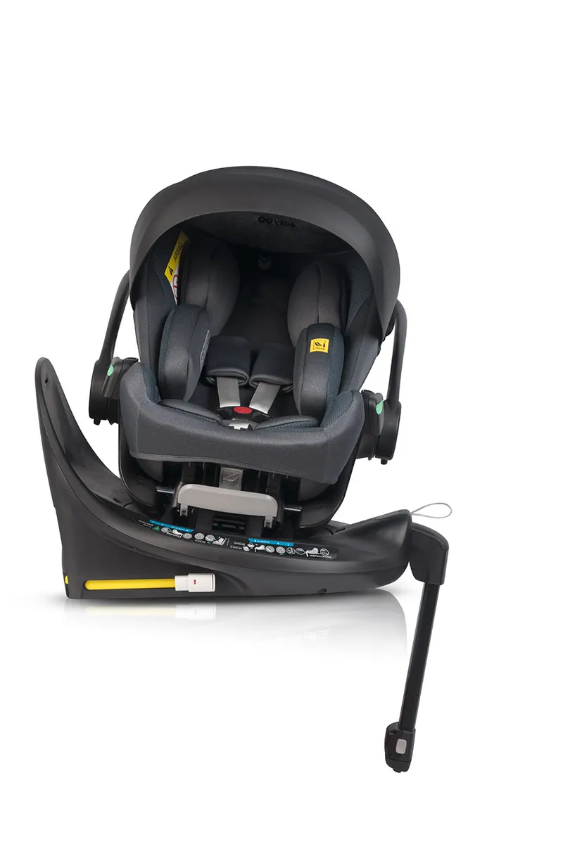 EASY GO Zestaw Fotelików Samochodowych 2w1 BUZ XTD PRO I BUZ PRO BODY GRANITO