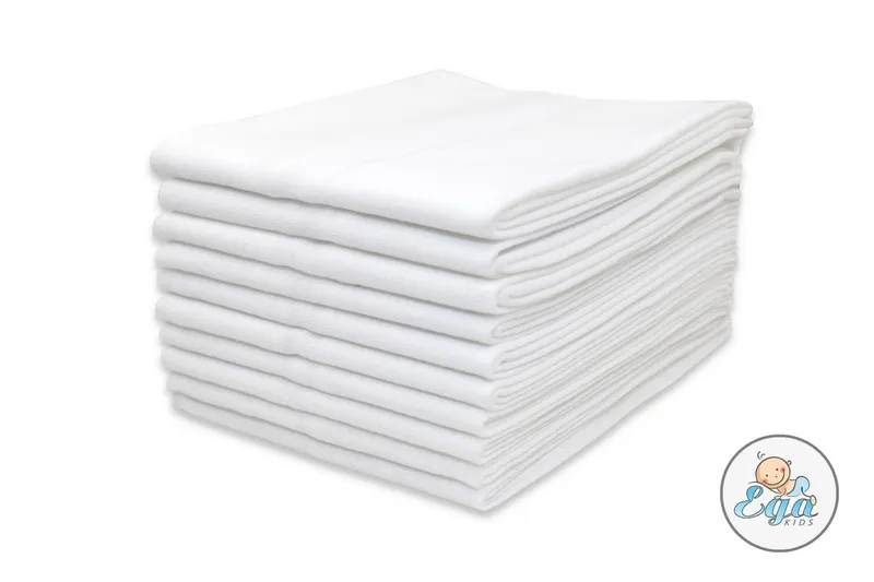 EGA Pielucha Tetra 80x80 Cena Za 1szt /Pakowane Po 10 szt. 0406 - Biała
