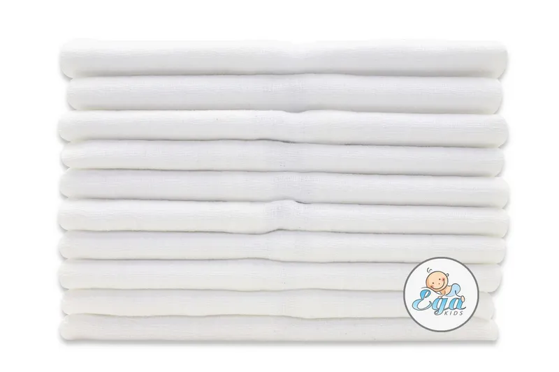 EGA Pielucha Tetra 80x80 Cena Za 1szt /Pakowane Po 10 szt. 0406 - Biała