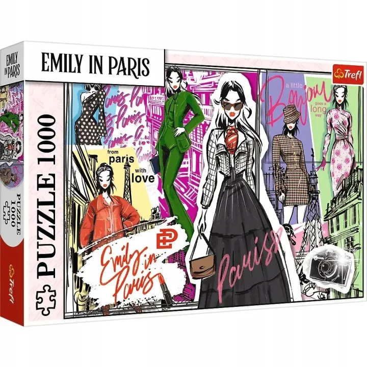 TREFL 10967 Puzzle 1000 Emily W Paryżu Modowe Inspiracje
