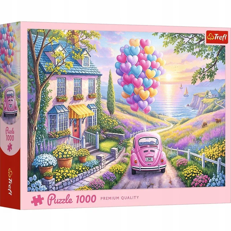 TREFL 10971 Puzzle 1000 Romantyczna Przejażdżka