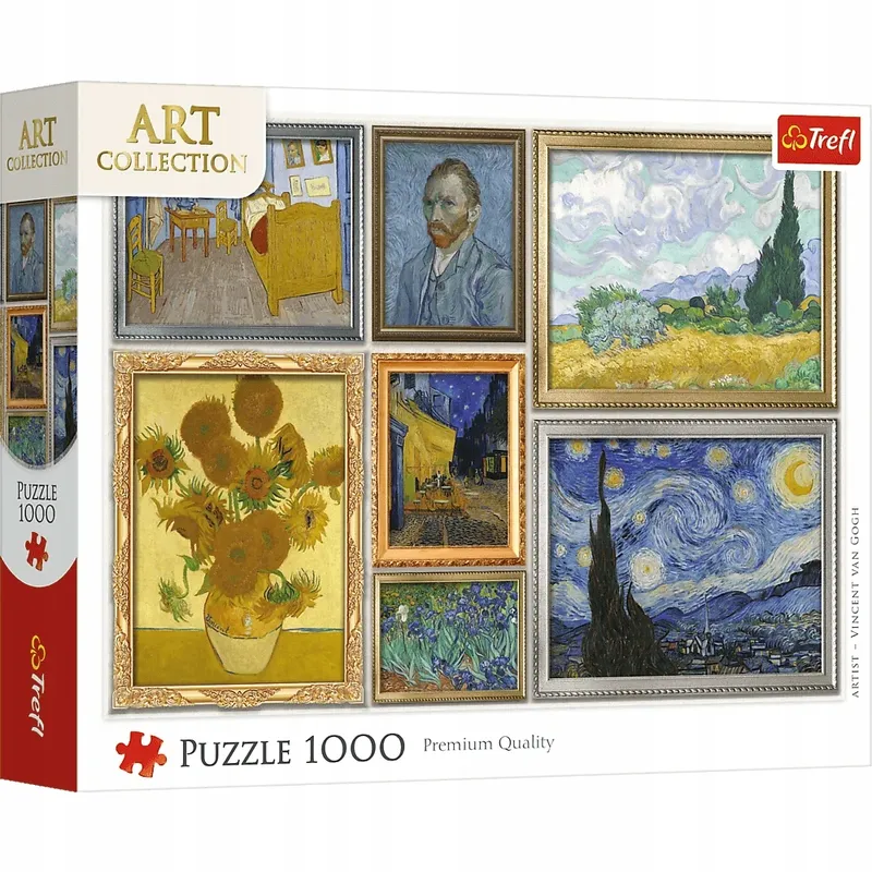 TREFL 10973 Puzzle 1000 Collection-Kolekcja Vincenta Van Gogha