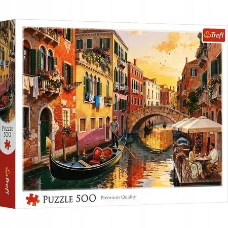 TREFL 37556 Puzzle 500 Wenecja O Zachodzie Słońca