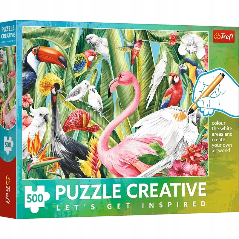 TREFL 37564 Puzzle 500 Rajskie Ptaki