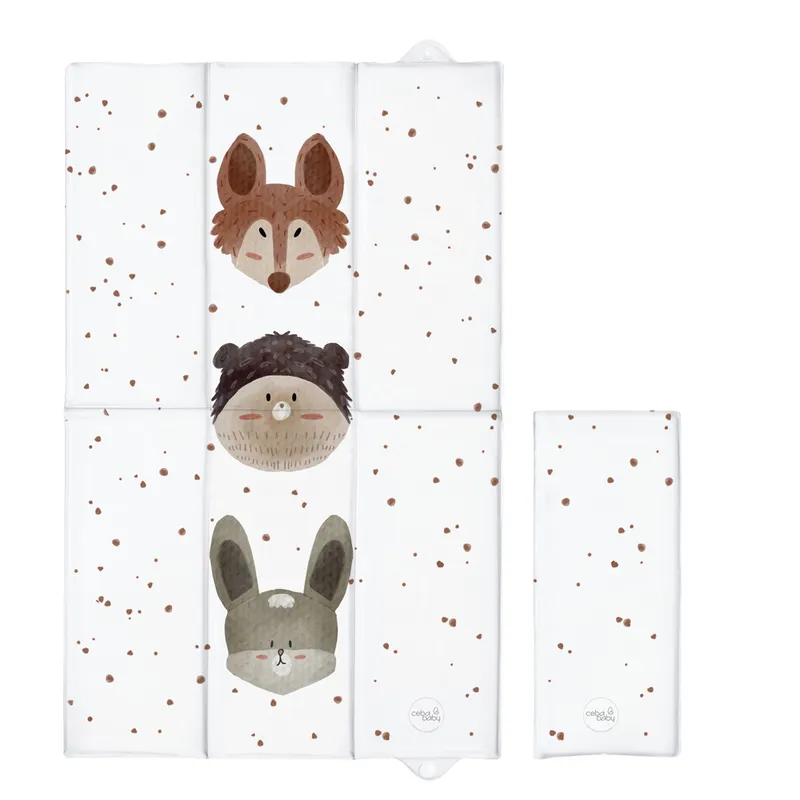 CEBA 307-000-839 Składana Mata Do Przewijania Duża 50x80 Basic Cute Animals