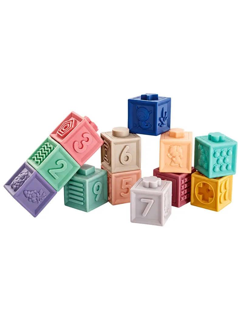 WOOPIE BABY 100383 Miękkie Klocki Sensoryczne Zestaw 27