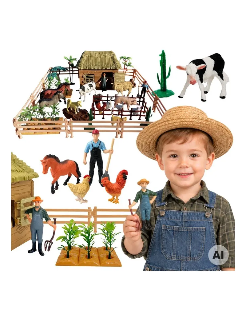 WOOPIE 59905 Zestaw Figurek Farma 63 el