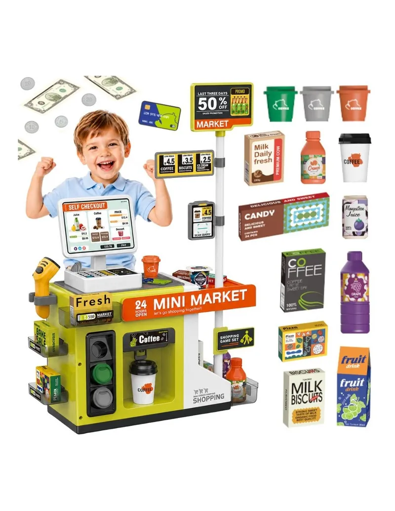 WOOPIE 100321 Kasa Sklepowa Mini Market