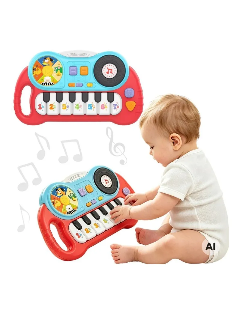 WOOPIE BABY 100239 Interaktywne Pianinko Edukacyjne