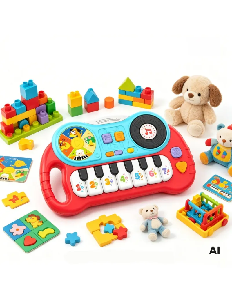 WOOPIE BABY 100239 Interaktywne Pianinko Edukacyjne
