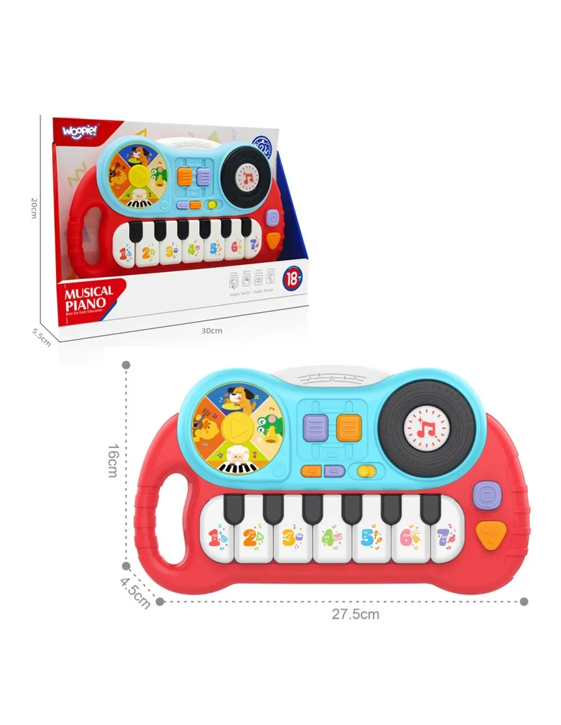 WOOPIE BABY 100239 Interaktywne Pianinko Edukacyjne