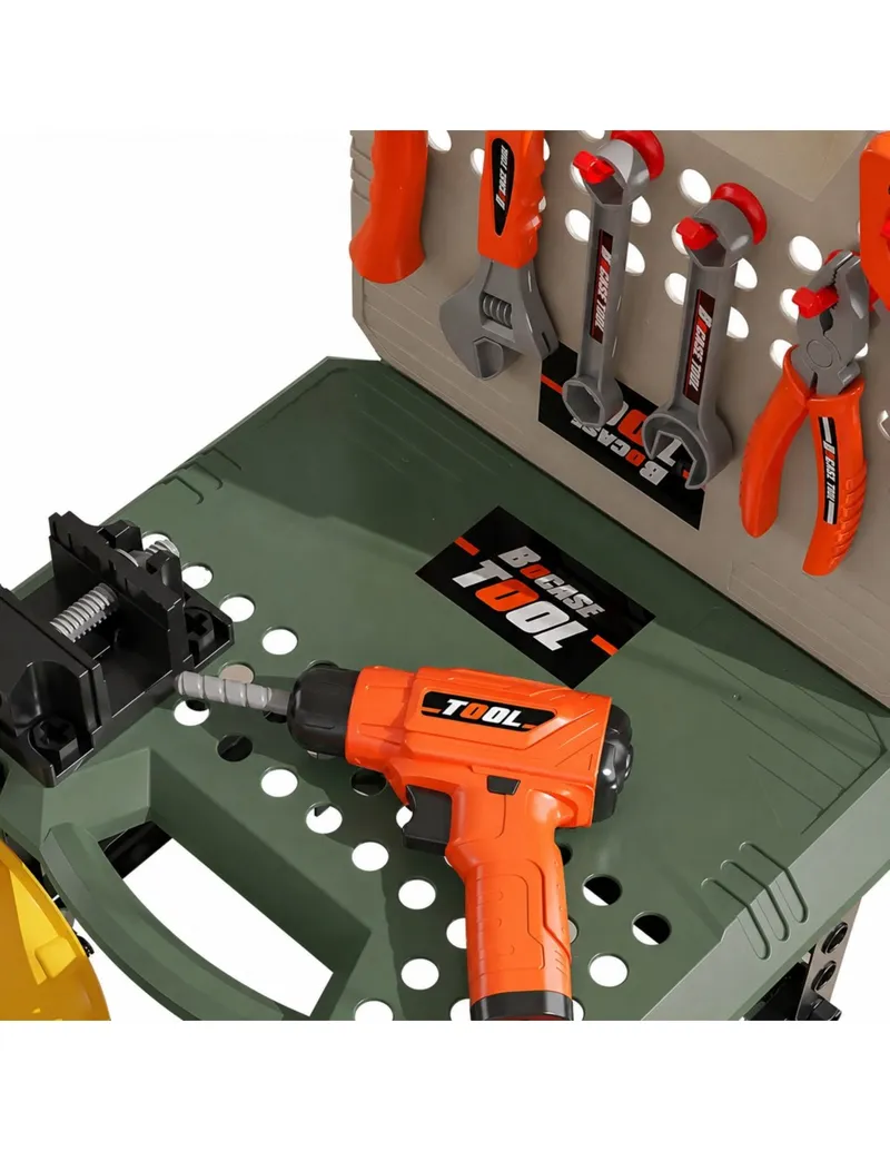 WOOPIE 100284 Zestaw Małego Mechanika - Warsztat 90 el
