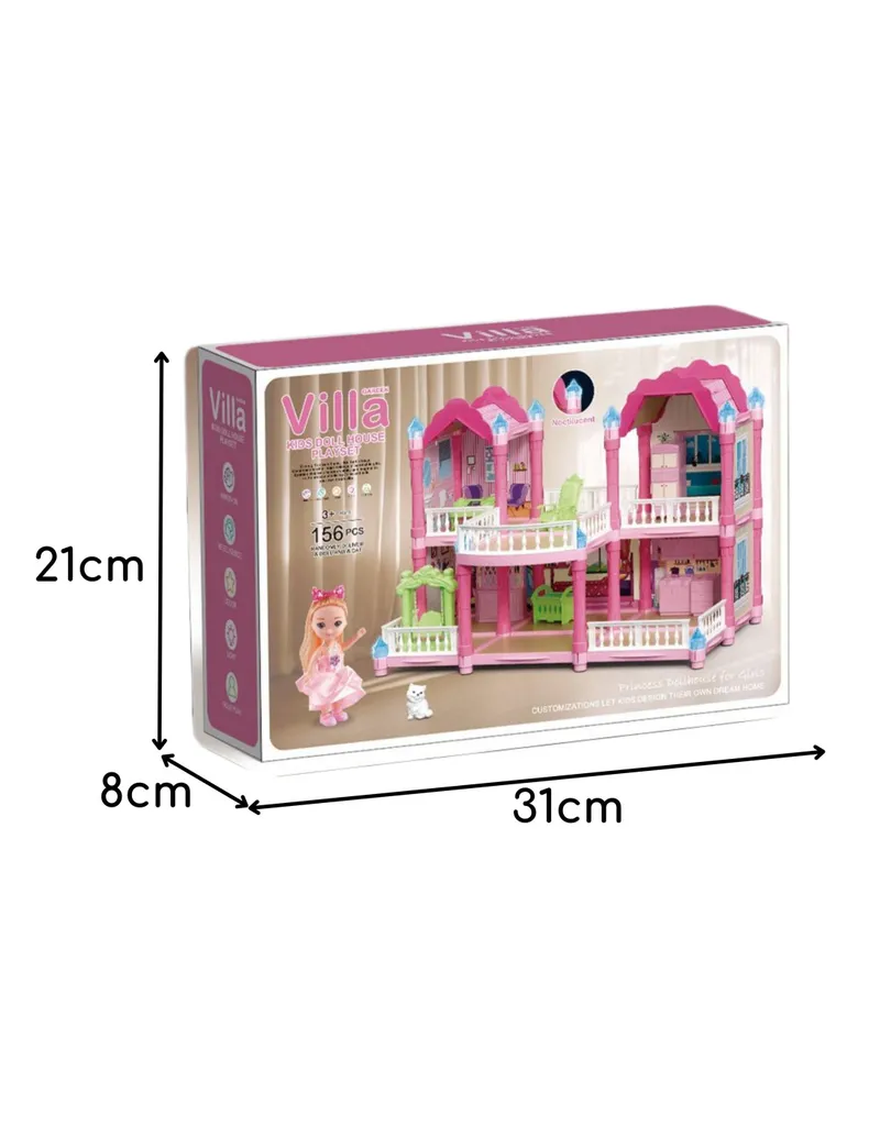 WOOPIE 57000 Domek Dla Lalek Princess Castle Villa
