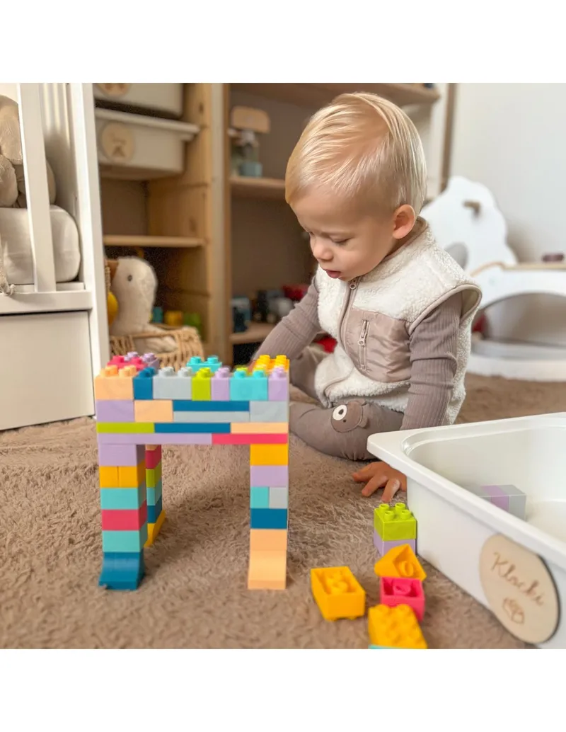 WOOPIE 56805 Klocki Soft Blocks Zestaw 99 el