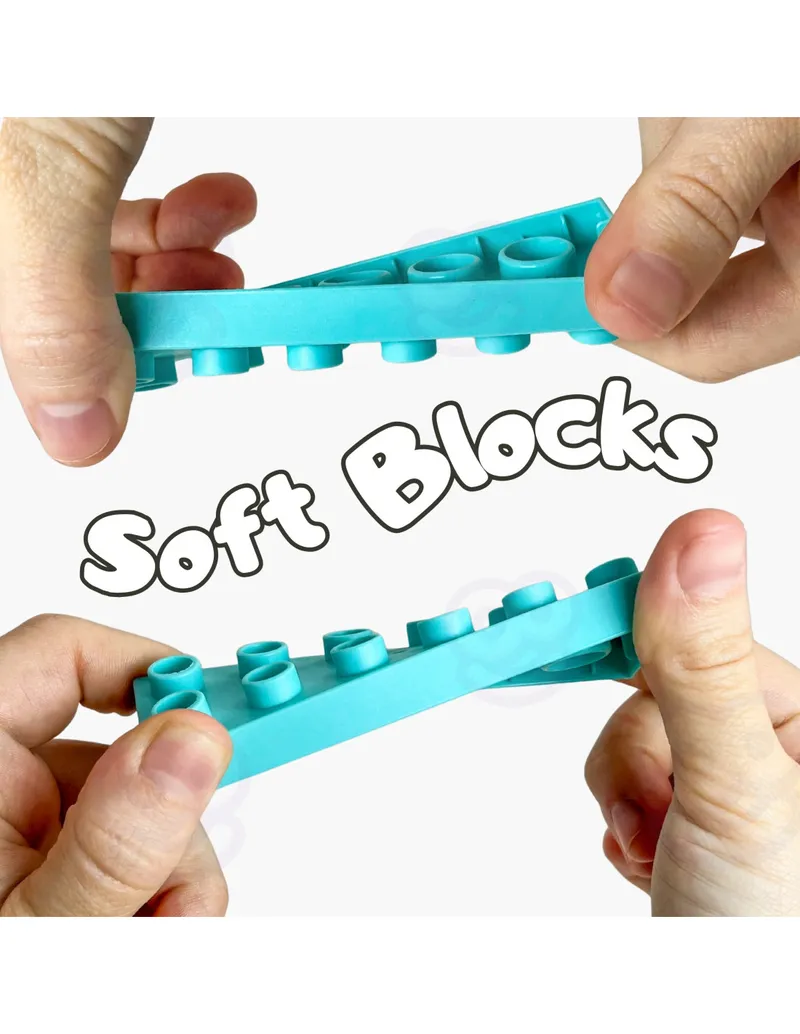WOOPIE 56805 Klocki Soft Blocks Zestaw 99 el
