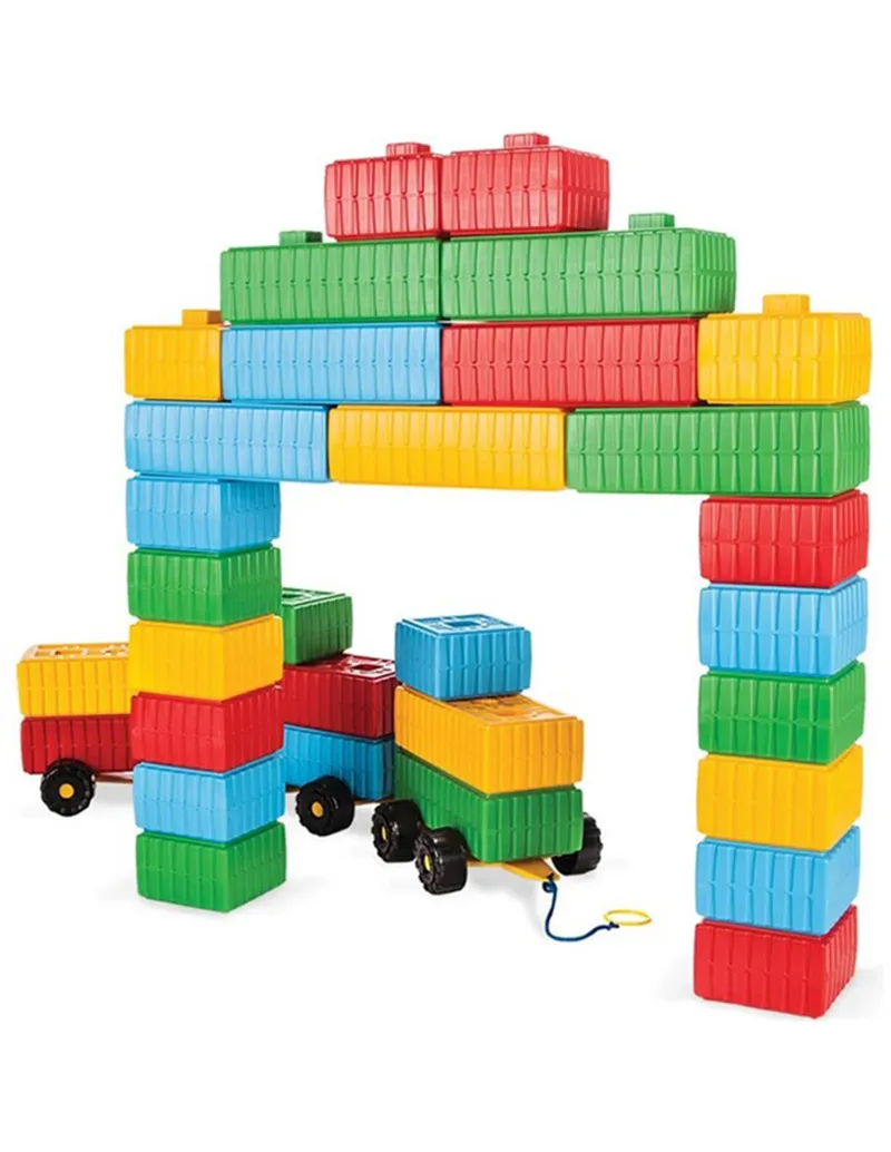 WOOPIE 46071 Klocki Konstrukcyjne Zestaw 43 el