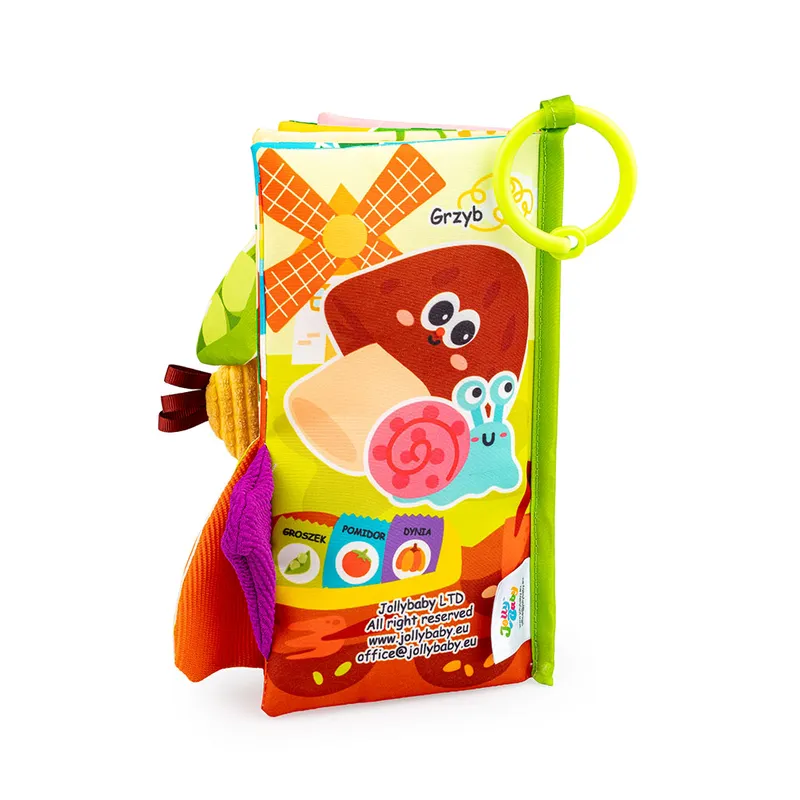 JOLLYBABY JB 83283 Książeczka Kolorowe Grządki