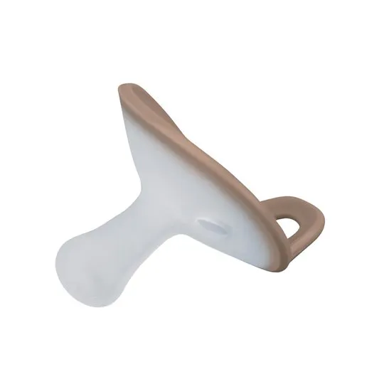 Mombella P01213 Silikonowy Smoczek Uspokajający Grzybek Mocha Mousse